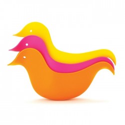 Skip Hop Ducky Stacking Bath Toys - Pink / Orange