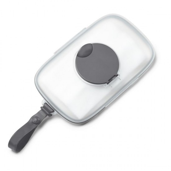 Skip Hop Grab & Go Snug Seal Wipes Case - Grey