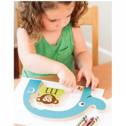 Skip Hop Alphabet Zoo Nesting Animal Puzzle