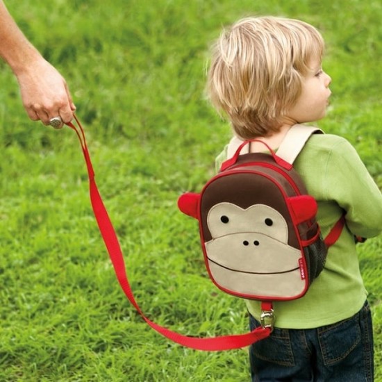 Skip Hop Zoo-let Mini Backpack With Rein - Monkey