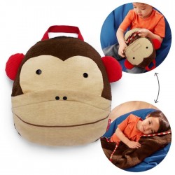 Skip Hop Zoo Travel Blanket - Monkey