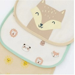 Snapkis Everyday Bib Set of 3 - Fox