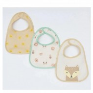 Snapkis Everyday Bib Set of 3 - Fox