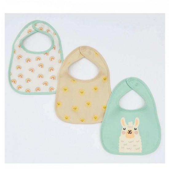 Snapkis Everyday Bib Set of 3 - Llama