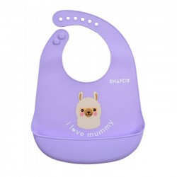 Snapkis Oh-So-Soft Silicone Bib - Llama