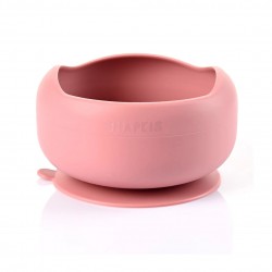 Snapkis Silicone No-Spills Feeding Bowl - Pink