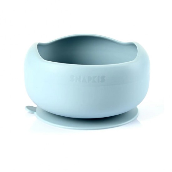 Snapkis Silicone No-Spills Feeding Bowl - Blue