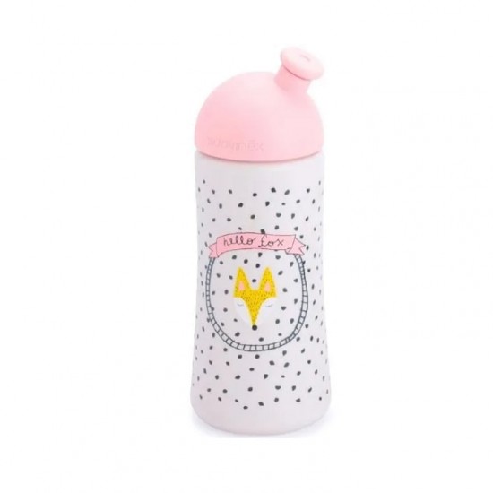 Suavinex bottle with sporty Spout +18M (Pink Fox)