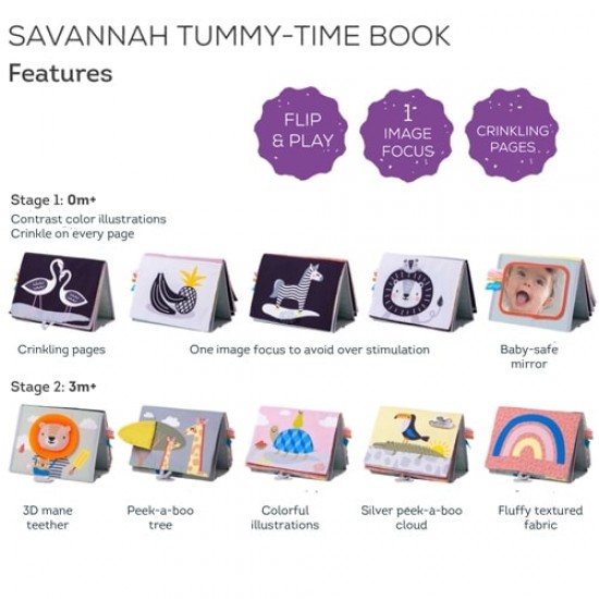TAF Toys Savannah Tummy-time book (12705)