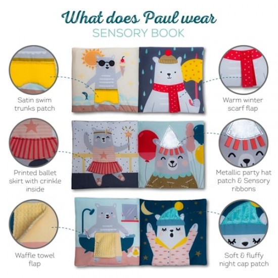 TAF Toys What does Paul wear book (12605)