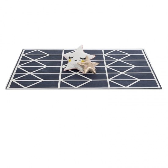toddlekind Prettier Playmat - Nordic Petroleum (6 Tiles & 12 Edging Borders)