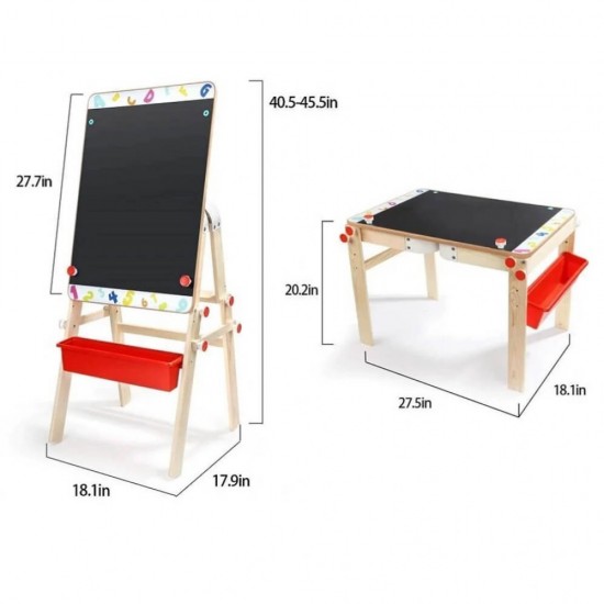 Top Bright 2 In 1 Convertible Easel