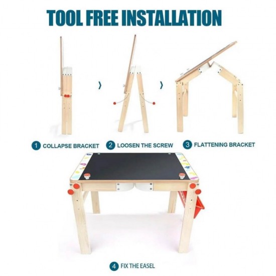 Top Bright 2 In 1 Convertible Easel