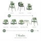Tutti Bambini Nova Maison 7 in 1 Highchair - Matcha
