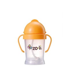 Zoli Bot Straw Sippy Cup ( 6 oz) - Orange