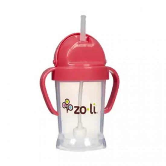 Zoli Bot Straw Sippy Cup ( 9 oz) - Pink